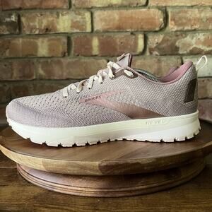 Brooks Revel 4 Running Neutral Cushion Womens 9.5 Rose Pink Sneakers Shoes